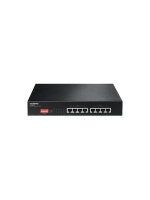 Long Range 8-Port Fast Ethernet PoE+ Switch with DIP Switch, 130 Watts