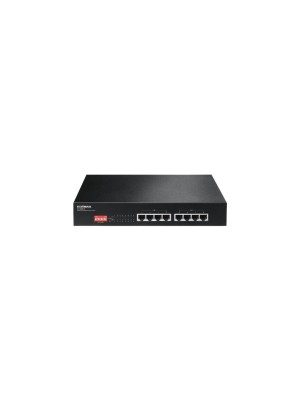 Long Range 8-Port Fast Ethernet PoE+ Switch with DIP Switch, 130 Watts Long Range 8-Port Fast Ethernet PoE+ Switch with DIP Switch, 130 Watts