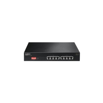 Edimax GS-1008P V2, commutateur réseau 8 ports gigabits PoE+, 130 Watt PoE, sans ventilateur Edimax GS-1008P V2, commutateur réseau 8 ports gigabits PoE+, 130 Watt PoE, sans ventilateur