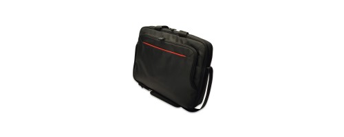 Ednet Superb Notebook-Tasche - schwarz mit rotem Rand