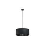 EGLO Leuchten Lampe suspendue MASERLO 1 1x E27, Noir