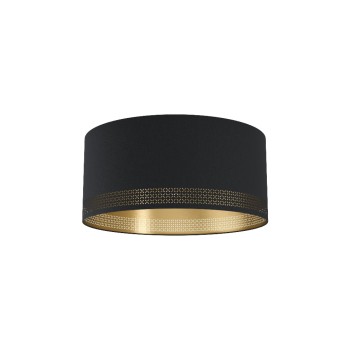 EGLO Leuchten Plafonnier ESTEPERRA 1x E27, Noir/Or