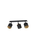 EGLO ESTEPERRA Spot schwarz/gold, exkl. 3x E27 28W