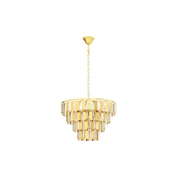 EGLO ERSEKA Hängeleuchte messing/klar, exkl. 7x E14 40W EGLO ERSEKA Hängeleuchte messing/klar, exkl. 7x E14 40W