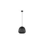 EGLO Leuchten Lampe suspendue DEMBLEBY 1 1x E27, Noir