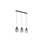 EGLO Leuchten Lampe suspendue WRINGTON 3x E27, Noir