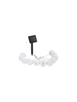 EGLO Leuchten Guirlande lumineuse RGB solaire 200 cm, Blanc