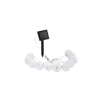 EGLO Leuchten Guirlande lumineuse RGB solaire 200 cm, Blanc