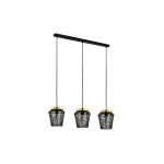 EGLO Leuchten Lampe suspendue ESCANDIDOS 3x E27 Noir