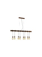 EGLO Leuchten Lampe suspendue TOWNSHEND 4 8x E27 Brun antique