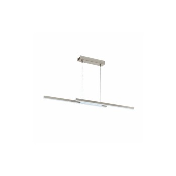 EGLO FRAIOLI-Z Hängeleuchte nickel-matt, weiss, inkl. 2x LED 17W, dimmbar