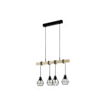 EGLO Pendelleuchte TOWNSHEND 5 schwarz, exkl. E27 4x60W