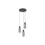 EGLO Leuchten Lampe suspendue MAIONE noir E27