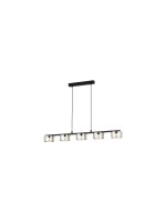 EGLO Leuchten Suspension à LED COPILLOS LED 5 x 5.4W 3000K argenté