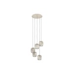 EGLO Leuchten Lampe suspendue ROMAZZINA beige exkl. E27 5x40W