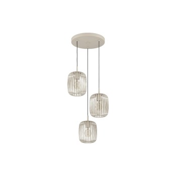 EGLO Pendelleuchte ROMAZZINA beige, exkl. E27 3x40W EGLO Pendelleuchte ROMAZZINA beige, exkl. E27 3x40W