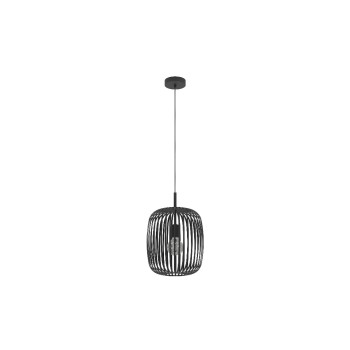 EGLO Leuchten Lampe suspendue Zigbee ROMAZZINA noir E27