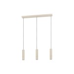EGLO Pendelleuchte CAMINIA beige, inkl. GU10 3x4,7W