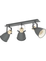 EGLO COSWARTH Spot anthrazit/creme-weiss, exkl. 3x E27 40W, FSC