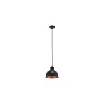 EGLO Leuchten Lampe suspendue TRURO 1 1x E27 Noir