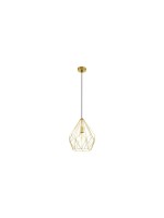 EGLO CARLTON Hängeleuchte goldfarben, Trend & Vintage / exkl. 1x E27 60W