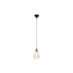 EGLO Leuchten Lampe suspendue TARBES 1x E27, 17,5 cm cuivre