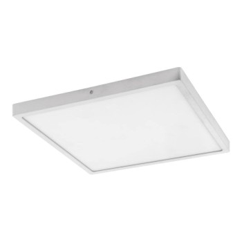 EGLO Leuchten Lampe montée en saillie FUEVA 1 25 W, 40 x 40, blanc, Blanc chaud (WW)
