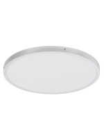 EGLO Leuchten Lampe montée en saillie FUEVA 1 25 W, Ø 40, argent, Blanc neutre (NW)