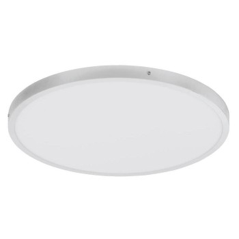 EGLO Leuchten Lampe montée en saillie FUEVA 1 25 W, Ø 40, argent, Blanc neutre (NW)