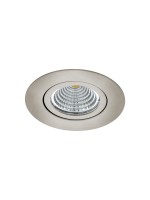 EGLO Leuchten Spot encastré Saliceto 1 Ronde 1x 6 W 2700 K, Nickel mat
