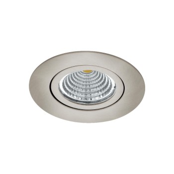 EGLO Leuchten Spot encastré Saliceto 1 Ronde 1x 6 W 2700 K, Nickel mat