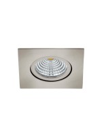 EGLO Leuchten Spot encastré Saliceto 1 Carré 1x 6 W 2700 K, Nickel mat