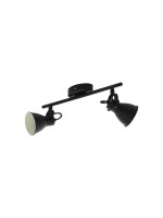 EGLO SERAS 2 2 Spot schwarz, EGLO / inkl. 2x GU10 3.3W