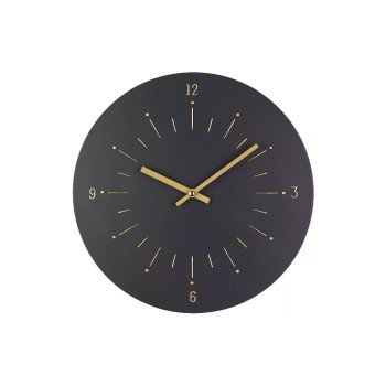 Eglo Wanduhr Takahagi, Metall, 30x3.5 cm, black  Eglo Wanduhr Takahagi, Metall, 30x3.5 cm, black