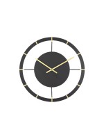 Eglo Wanduhr Okazaki, Metall, 40x3.5 cm, black 