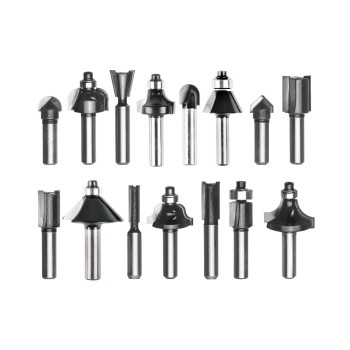 Einhell Kit de fraise Ø 8 mm 15 pièces Einhell Kit de fraise Ø 8 mm 15 pièces