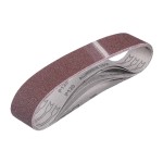 Einhell Schleifband-Set zu Bandschleifer, 5 Stk.: 2x60K, 2x80K, 1x120K