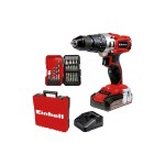 Einhell Perceuses à percussion sans fil TE-CD 18/2 Li-i +22