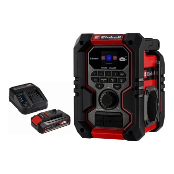 Einhell Radio à accu TE-CR 18 Li DAB+/FM/BT (1 x 2.5 AH Kit) Einhell Radio à accu TE-CR 18 Li DAB+/FM/BT (1 x 2.5 AH Kit)