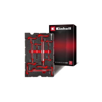 Einhell Werkzeug-Pad T-Griff-Schraub., E-Case Einleger, 9-tlg. Einhell Werkzeug-Pad T-Griff-Schraub., E-Case Einleger, 9-tlg.