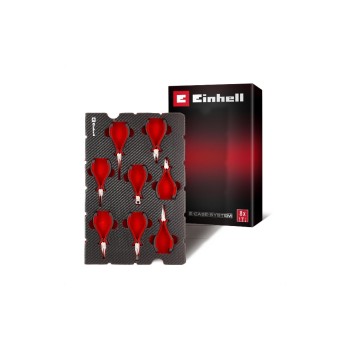 Einhell Insert E-Case Outils de précision, lot de 8 pièces, acier CrV