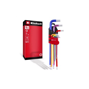 Einhell Jeu de clés Allen 9 pièces