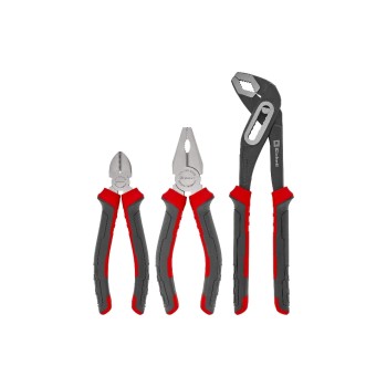 Einhell Jeu de pinces Lot de 3 pièces en acier au chrome-vanadium, 180 / 250 mm