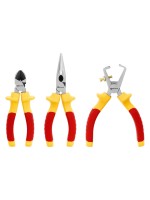 Einhell Jeu de pinces VDE, 3 pièces, 160 mm, isolé jusqu'à 1 000 V