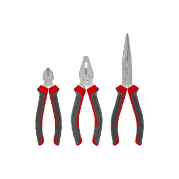 Einhell Jeu de pinces Lot de 3 pièces en acier au chrome-vanadium, 160 / 200 mm