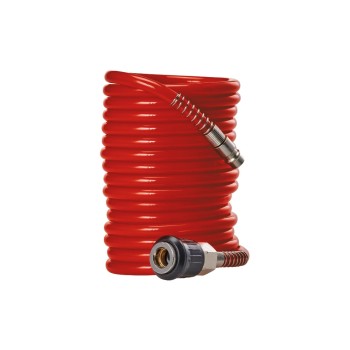 Einhell Druckluft-Spiralschlauch 4m, Innendurchmesser 6mm