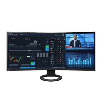 EIZO EV3895-Swiss Edition 37.5 schwarz, 3840 x 1600, 24:10, Curved Display EIZO EV3895-Swiss Edition 37.5 schwarz, 3840 x 1600, 24:10, Curved Display