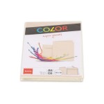 ELCO Carte double avec enveloppe Color A6/C6 Chamois, 20 pièces