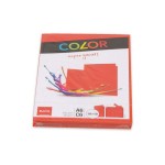 ELCO Carte double avec enveloppe Color A6/C6 Rouge, 20 pièces