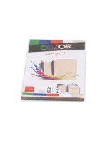 ELCO Carte double avec enveloppe Color A6/C6 Multicolore, 20 pièces